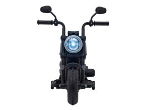 Dětský elektrický chopper motorka FASTER | šedá  FM rádio, vstup na SD karty, USB, indikátor stavu baterie