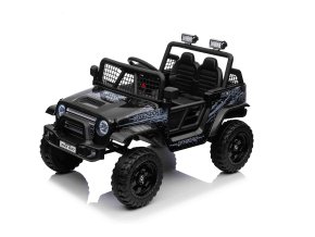 Dětské elektrické terénní autíčko OFF ROAD 4x4 | 4x35W | černá  tereňák | EVA kola | 140W výkon | startování klíčem