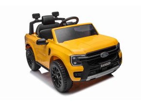 Dětský elektrický off-road Ford Ranger LIFT | 2x35W žlutá  autíčko pro děti již od 1 roku + Řidičský průkaz + Pexeso