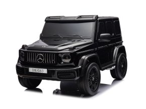 Mercedes Benz G63 AMG XXL | 2x280W | MP4 | černá  nosnost až 80kg! | nová technologie motorů - velice tiché | MP4 dotykový display