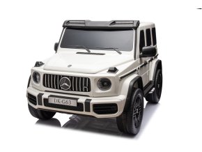 Mercedes Benz G63 AMG XXL | 2x280W | MP4 | bílá  nosnost až 80kg! | nová technologie motorů - velice tiché | MP4 dotykový display