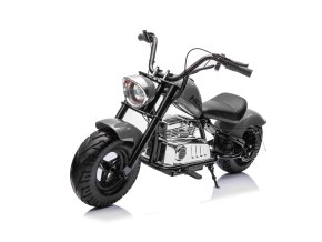 Dětská elektrická motorka Chopper Warrior | 350W |  šedá  Nafukovací kola | 350W | 18V 9Ah