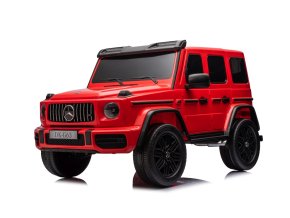 Mercedes Benz G63 AMG XXL | 4x200W | MP4 | červená  EVA kola | dotykový MP4 displej | úložný kufr | stěrače | nosnost až 80kg