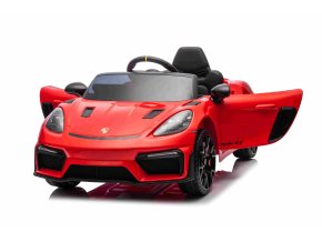 Dětské elektrické Porsche 718 Spyder | 2x45W | červená