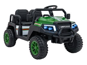 Dětská buggy Champion | 4 místa | 400W | zelená  4 místa | EVA kola | doba jízdy 100 min | nosnost 120kg | dálkový ovladač