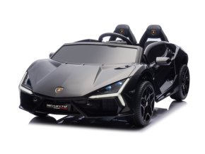 Dětské elektrické Lamborghini Revuelto XL | EVA kola | černá  EVA kola | dálkový ovladač | 24V 7Ah