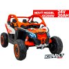 Dětská buggy CAN-AM Maverick XXL 4X200W 24V 20Ah - oranžová  EVA kola | dojezd cca 4-5 hodin