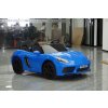 Sportovní auto Perfecta | nafukovací kola | modrá  Nafukovací kola | bezkartáčový motor | startování klíčkem