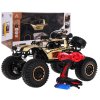 Kovový mega ROCK CRAWLER | 1:8 | 4x4 | zlatá  AUTO PRO DĚTI NA DÁLKOVÉ OVLÁDÁNÍ