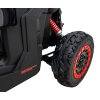 Dětská buggy CAN-AM Maverick XXL PREMIUM  - 24V 20Ah - 4x200W - khaki  nafukovací kola - regulace rychlosti - tříbodové pásy