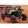 Dětská buggy CAN-AM Maverick XXL PREMIUM  - 24V 20Ah - 4x200W - khaki  nafukovací kola - regulace rychlosti - tříbodové pásy