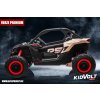 Dětská buggy CAN-AM Maverick XXL PREMIUM  - 24V 20Ah - 4x200W - khaki  nafukovací kola - regulace rychlosti - tříbodové pásy