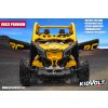Dětská buggy CAN-AM Maverick XXL PREMIUM  - 24V 20Ah - 4x200W - žlutá  nafukovací kola - regulace rychlosti - tříbodové pásy