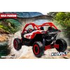 Dětská buggy CAN-AM Maverick XXL PREMIUM  - 24V 20Ah - 4x200W - červená  nafukovací kola - regulace rychlosti - tříbodové pásy