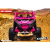 Dětská buggy CAN-AM Maverick XXL PREMIUM  - 24V 20Ah - 4x200W - růžová  nafukovací kola - regulace rychlosti - tříbodové pásy