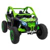Dětská buggy CAN-AM Maverick XXL PREMIUM  - 24V 20Ah - 4x200W - zelená  nafukovací kola - regulace rychlosti - tříbodové pásy