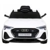 Dětská elektrická Audi E-tron Sportback | 4x25W | bílá  EVA kola | MP3 | Bluetooth | dálkové ovládání včetně stop tlačítka