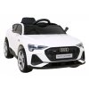 Dětská elektrická Audi E-tron Sportback | 4x25W | bílá  EVA kola | MP3 | Bluetooth | dálkové ovládání včetně stop tlačítka