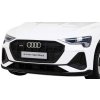 Dětská elektrická Audi E-tron Sportback | 4x25W | bílá  EVA kola | MP3 | Bluetooth | dálkové ovládání včetně stop tlačítka