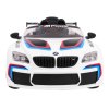 Dětské sportovní elektrické BMW M6 GT3 | bílá  Sportovní speciál | EVA kola | MP3, Bluetooth