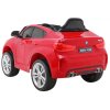 Dětské elektrické autíčko BMW X6M | lakovaná červená  EVA kola | Baterie 2x6V (DC 12V) | lakovaná barva