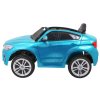 Dětské elektrické autíčko BMW X6M | lakovaná modrá  EVA kola | Baterie 2x6V (DC 12V) | lakovaná barva