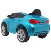 Dětské elektrické autíčko BMW X6M | lakovaná modrá  EVA kola | Baterie 2x6V (DC 12V) | lakovaná barva