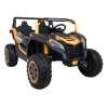 Dětská elektrická Buggy ATV Racing 4x4 | 4x200W | zlatá  4x200W | EVA kola | 2 sedadla
