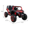 Buggy UTV 2000M 4x4 | 4x45W | červená