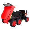 Dětské elektrické auto Farmer Truck | 4x35W | červená  sklápěcí korba | EVA kola | osvětlení | transportní rukojeť