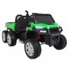 Dětské elektrické auto Farmer Truck | 4x35W | zelená  sklápěcí korba | EVA kola | osvětlení | transportní rukojeť