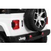Elektrické auto pro děti Jeep Wrangler Rubicon | bílá  EVA kola | LED světla | 180W výkon