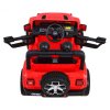 Elektrické auto pro děti Jeep Wrangler Rubicon | červená  EVA kola | LED světla | 180W výkon