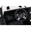 Dětské elektrické auto Master Of Terain | bílá  kufr | EVA kola | 140W | 12V 10Ah baterie (až 120min jízdy)