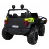Dětské elektrické auto Master Of Terain | zelená  kufr | EVA kola | 140W | 12V 10Ah baterie (až 120min jízdy)