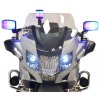 Dětská elektrická motorka BMW | Policie  EVA kola | 2 uzavíratelné boxy | funkční sirény a majáky