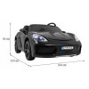 Sportovní auto Perfecta | nafukovací kola | černá