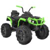 Dětská elektrická čtyřkolka ATV (dálkový ovladač)| 2x45W | černá-zelená  12V 7Ah | EVA kola | dálkový ovladač