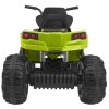 Dětská elektrická čtyřkolka ATV (bez ovladače) | 2x45W | zelená jemná  12V 7Ah | EVA kola | dálkový ovladač