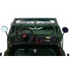 Džíp Willys 4x4 XXL | třímístný | 24V | zelená  ARMÁDNÍ JEEP | EVA KOLA | BLUETOOTH | 4X4 | 360W | 3 děti
