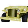Džíp Willys 4x4 | jednomístný | 12V | písková  EVA kola | hudba | osvětlení | 12V 7AH
