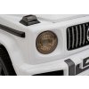 Dětské elektrické autíčko Mercedes G63 | 2x25W | bílá  EVA kola | přehrávání hudby | dálkový ovladač
