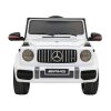 Dětské elektrické autíčko Mercedes G63 | 2x25W | bílá  EVA kola | přehrávání hudby | dálkový ovladač