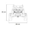 Dětská buggy CAN-AM Maverick XXL 4x200W - zelená