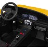 Sportovní auto Perfecta | nafukovací kola |žlutá