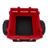 Elektrický traktor s valníkem pro děti BLAST 206 | 2x200W | červená  EVA kola | valník v ceně