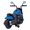 Dětský elektrický chopper motorka FASTER | modrá  FM rádio, vstup na SD karty, USB, indikátor stavu baterie
