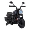 Dětský elektrický chopper motorka FASTER | šedá  FM rádio, vstup na SD karty, USB, indikátor stavu baterie