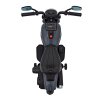 Dětský elektrický chopper motorka FASTER | šedá  FM rádio, vstup na SD karty, USB, indikátor stavu baterie