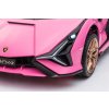 Dětské sportovní autíčko Lamborghini SIAN | růžová  dálkový ovladač | EVA kola | 106W | BLUETOOTH, USB